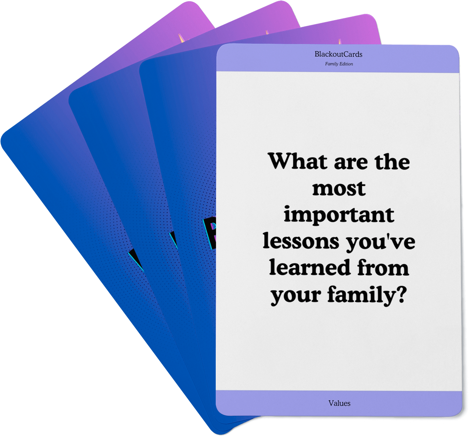 BlackoutCards 💬 - Family Edition - Grace & Ashes