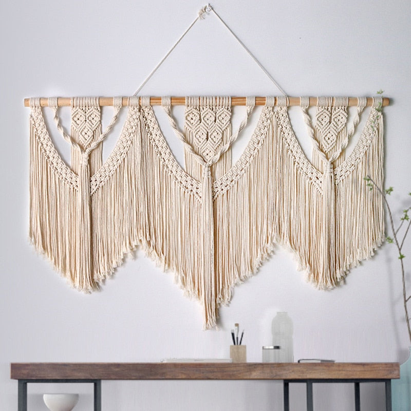 Large Macrame Tapestry Grace Ashes