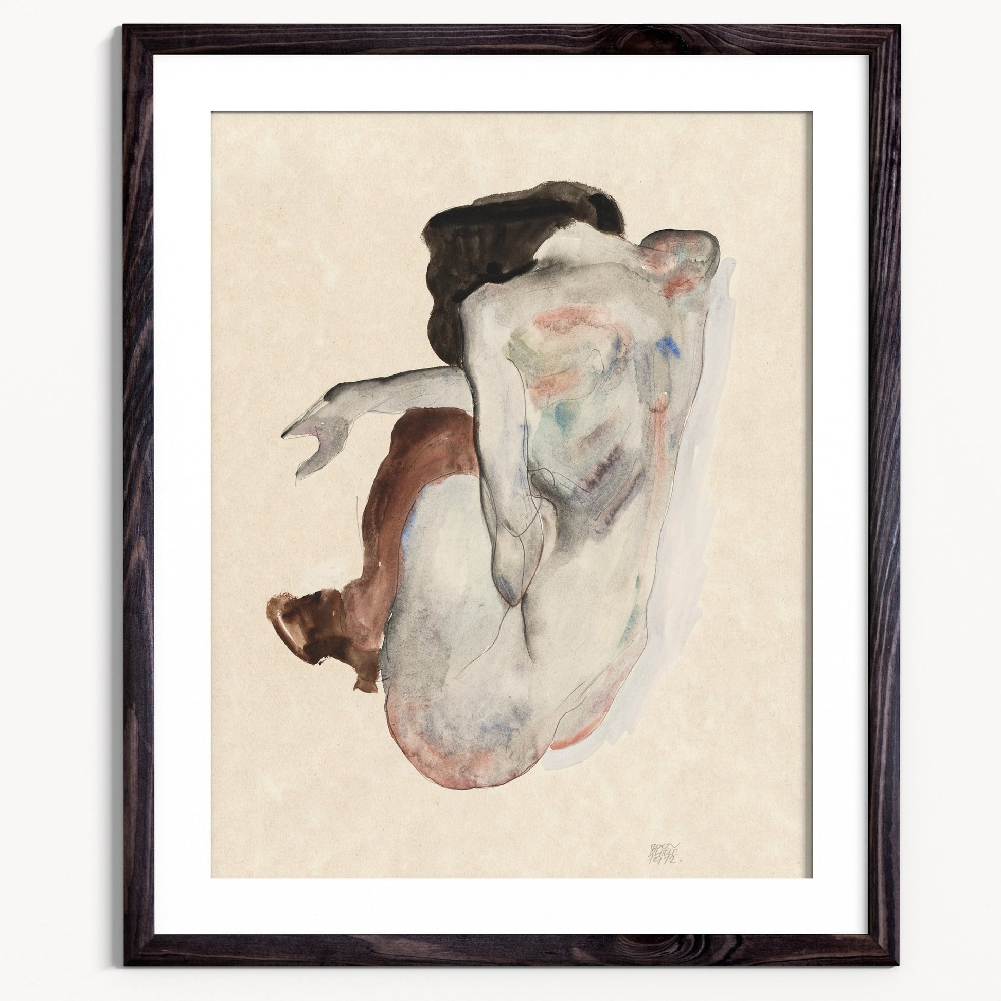 Back View (1912) by Egon Schiele - Grace & Ashes