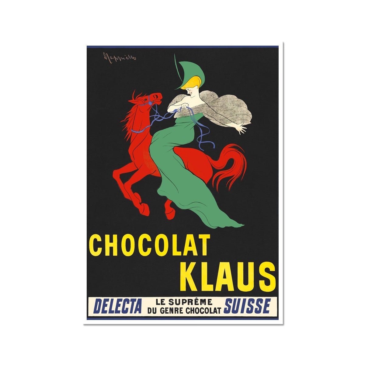 Chocolat Klaus (1903) Fine Art Print - Grace & Ashes