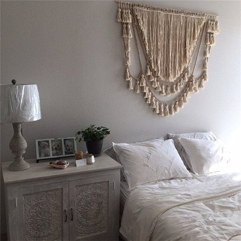 Handwoven Large Macrame Wall Hanging - Grace & Ashes