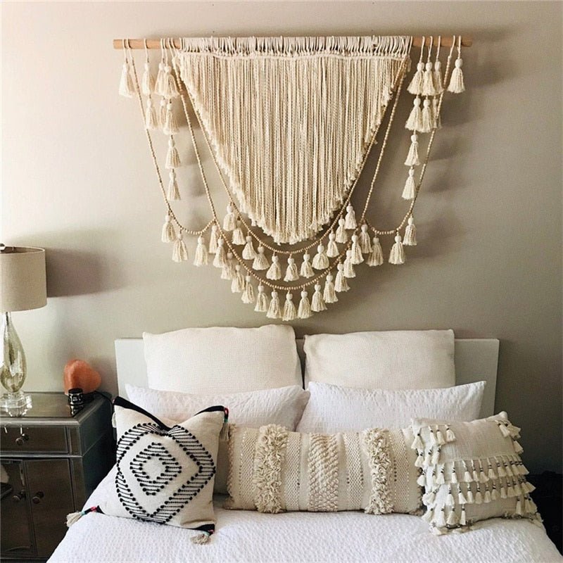 Handwoven Large Macrame Wall Hanging - Grace & Ashes