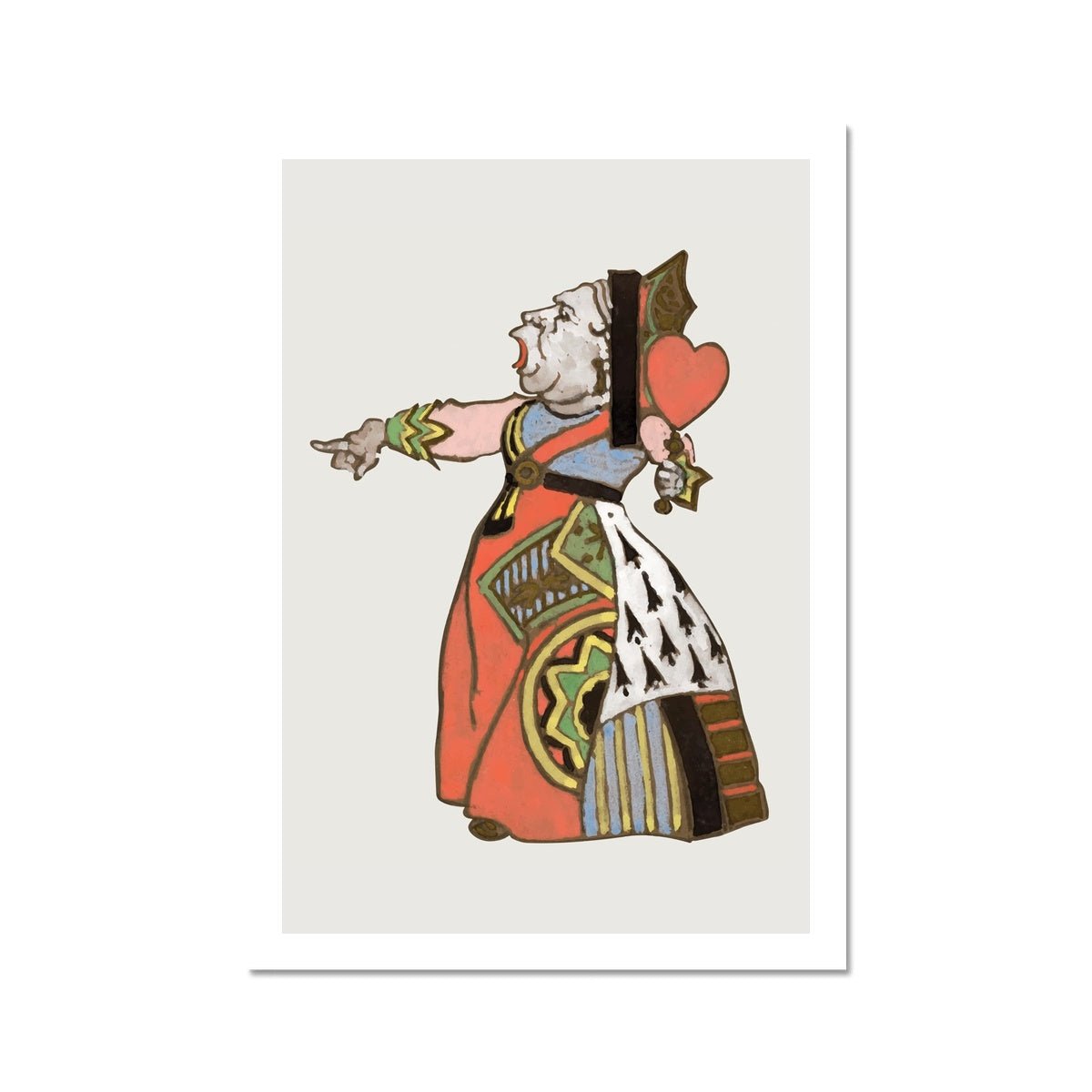 Queen of Hearts (1915) Fine Art Print - Grace & Ashes