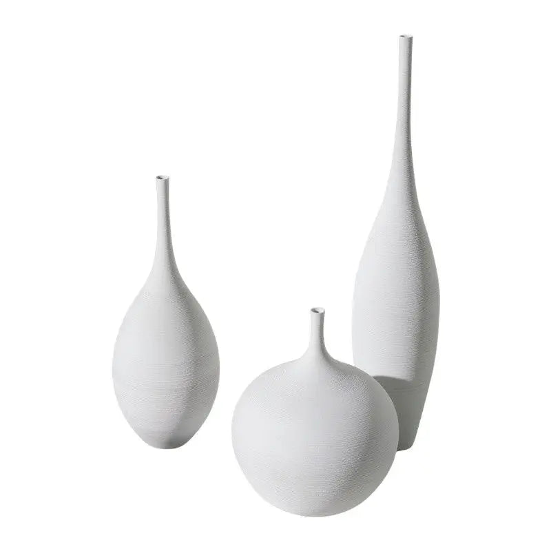 Zen ceramic vase as a Japandi centrepiece