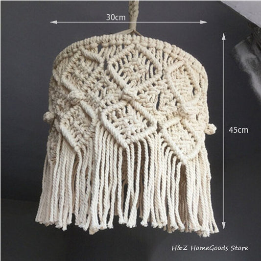 Bohemian Macramé Lampshade - Grace & Ashes