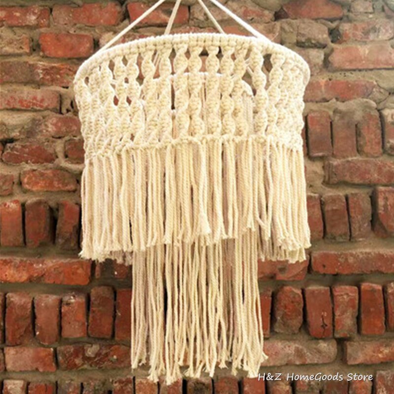 Bohemian Macramé Lampshade - Grace & Ashes