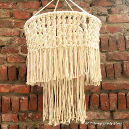 Bohemian Macramé Lampshade - Grace & Ashes