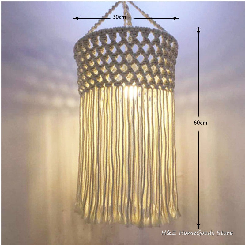 Bohemian Macramé Lampshade - Grace & Ashes