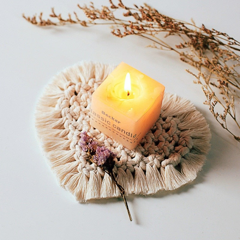 Macrame Braid Coaster - Grace & Ashes