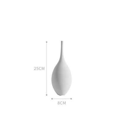 Zen ceramic vase as a Japandi centrepiece