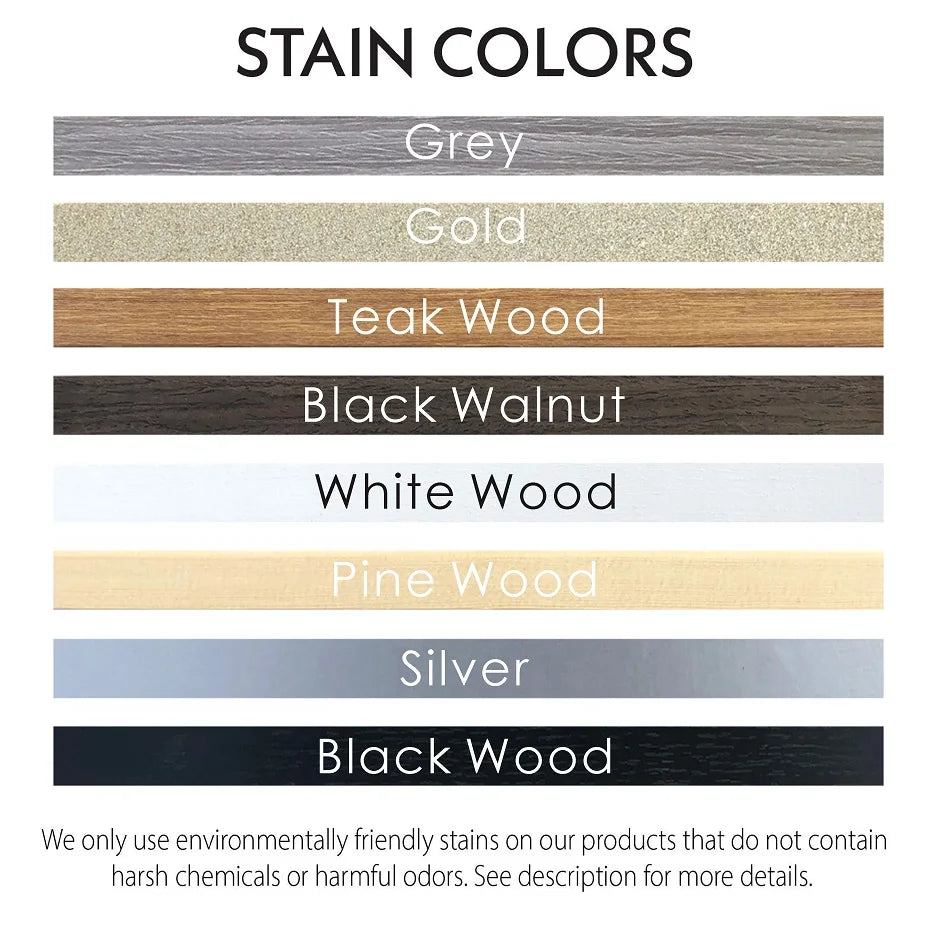 Wooden magnetic poster hanger