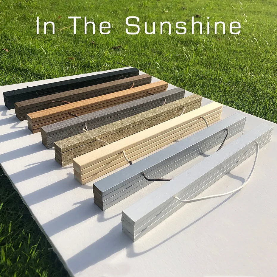 Wooden magnetic poster hanger