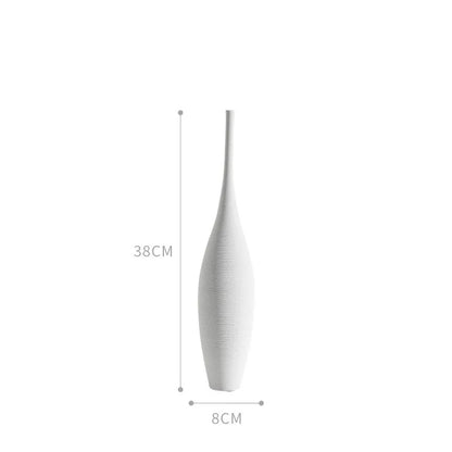 Zen ceramic vase as a Japandi centrepiece