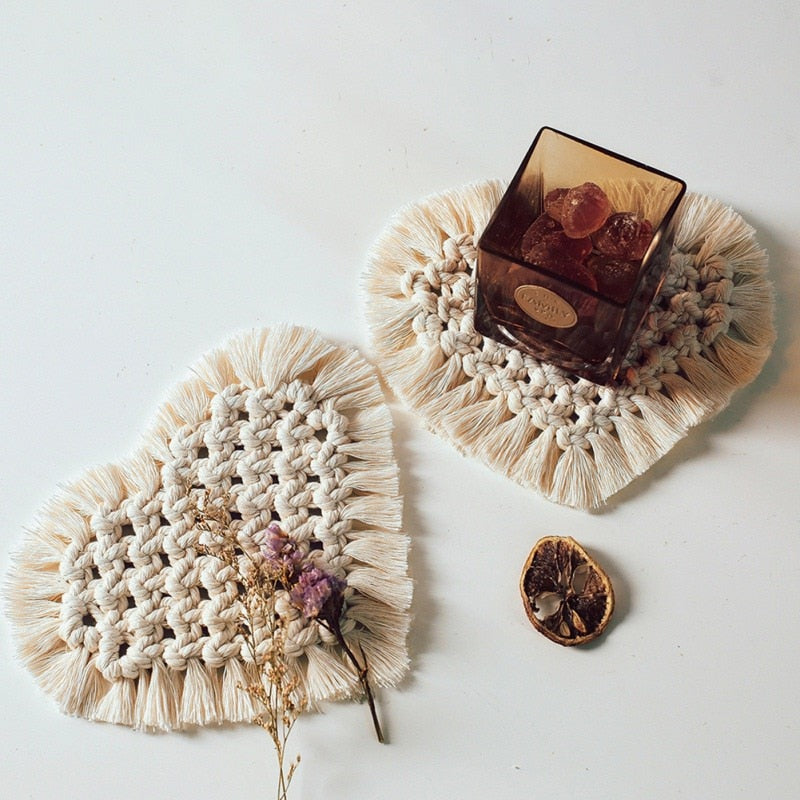 Macrame Braid Coaster - Grace & Ashes