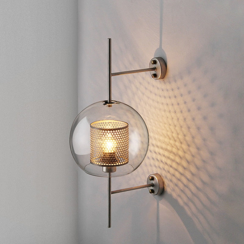 Honey Comb Glass Sconce