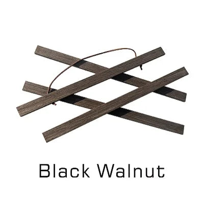 Wooden magnetic poster hanger
