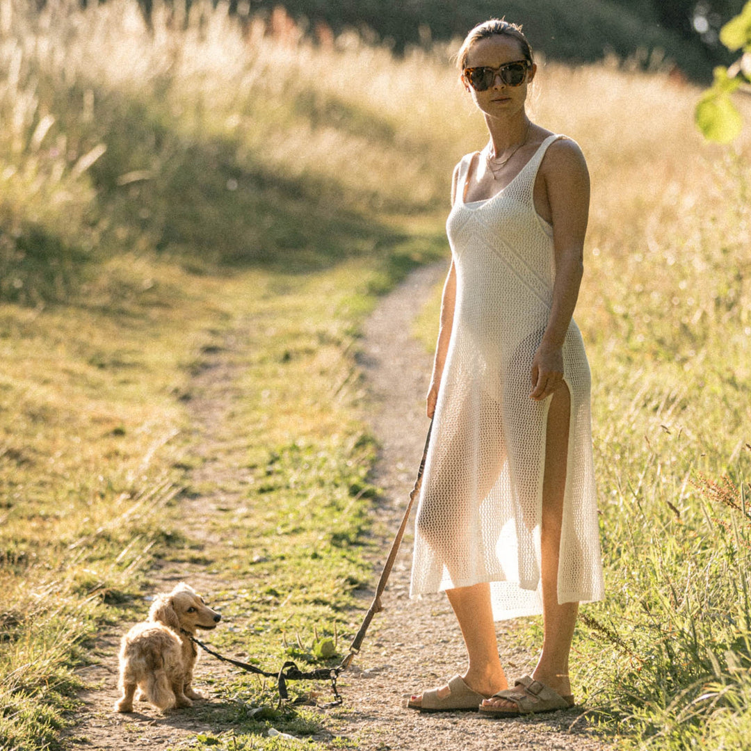 Crochet Maxi Beach Dress - Grace & Ashes