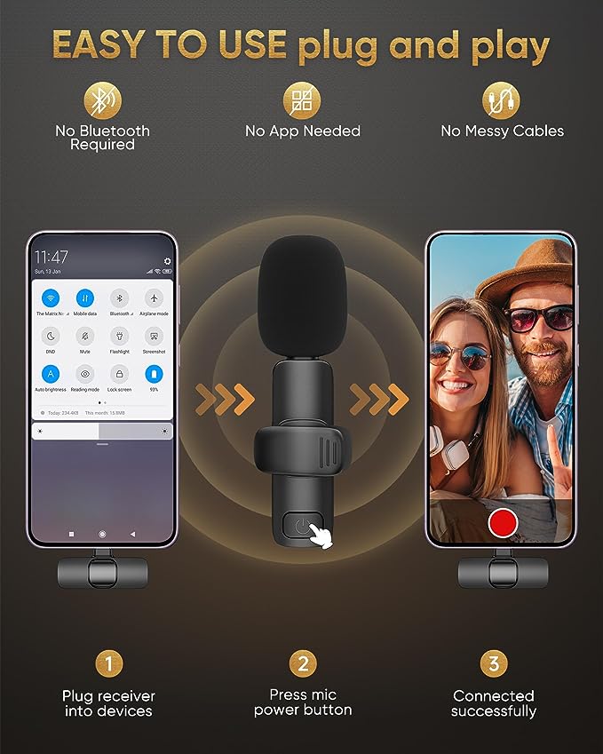 CrystalMic Pro - Wireless Lavalier Mics - Grace & Ashes
