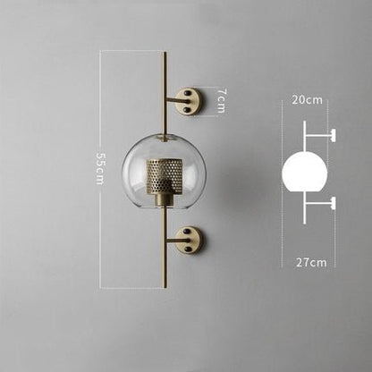 Honey Comb Glass Sconce - Grace & Ashes