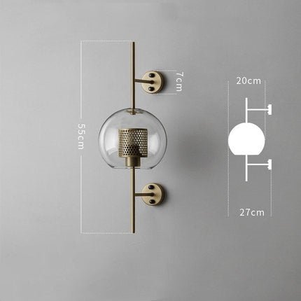 Honey Comb Glass Sconce - Grace & Ashes