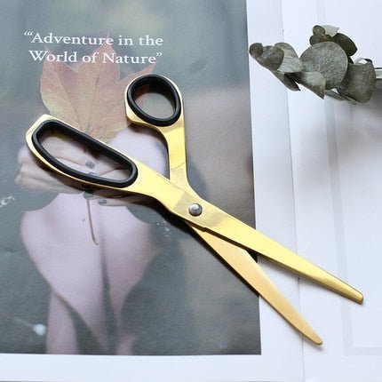 Minimal Brass Scissors - Grace & Ashes
