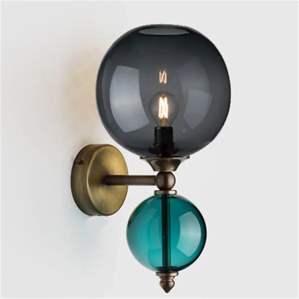 Modern Patchwork Color Ball Bubble Led Wall Lamp - Grace & Ashes