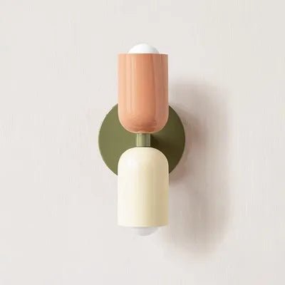 Nordic Macaron LED Wall Lamp – Modern Bedside & Room Light - Grace & Ashes