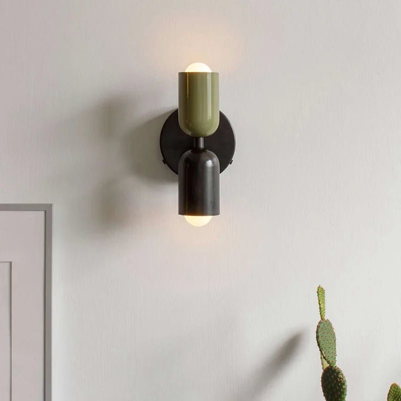 Nordic Macaron LED Wall Lamp – Modern Bedside & Room Light - Grace & Ashes