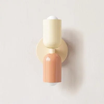 Nordic Macaron LED Wall Lamp – Modern Bedside & Room Light - Grace & Ashes