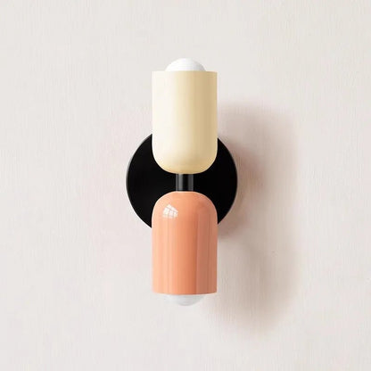 Nordic Macaron LED Wall Lamp – Modern Bedside & Room Light - Grace & Ashes