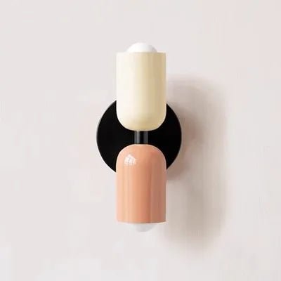 Nordic Macaron LED Wall Lamp – Modern Bedside & Room Light - Grace & Ashes