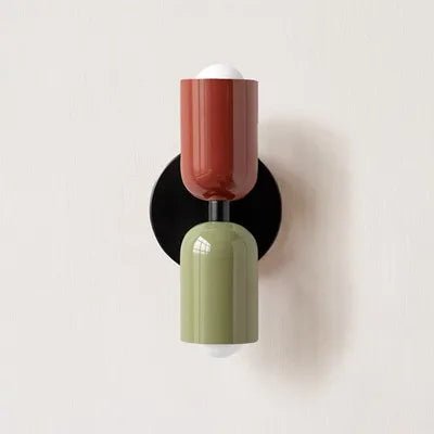 Nordic Macaron LED Wall Lamp – Modern Bedside & Room Light - Grace & Ashes