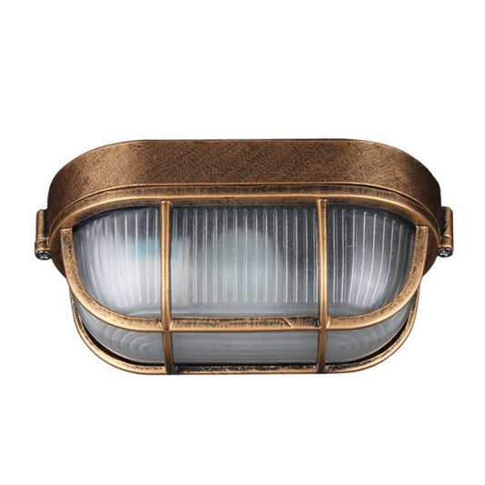 Vintage Outdoor Waterproof Wall Light – Industrial IP65 E27 Fixture - Grace & Ashes