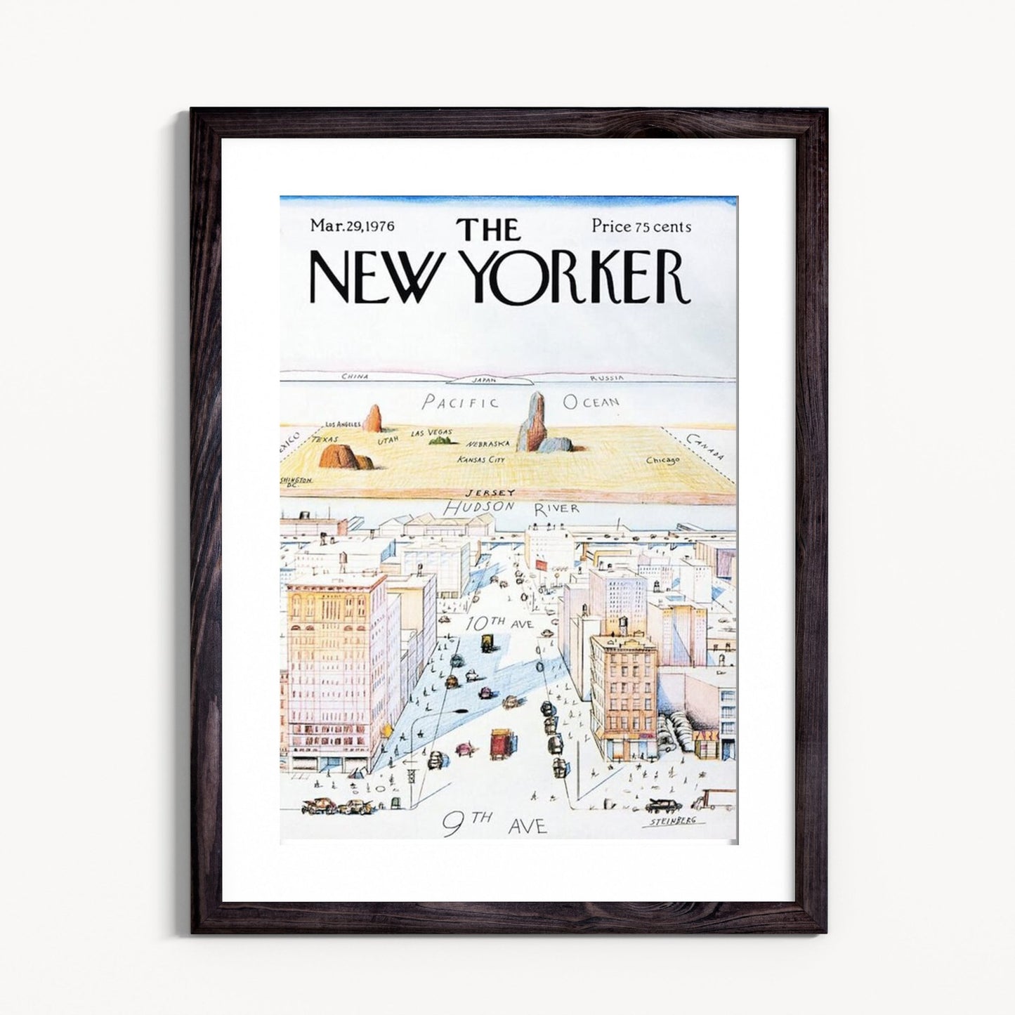 1960 New Yorker Magazine Cover - Grace & Ashes