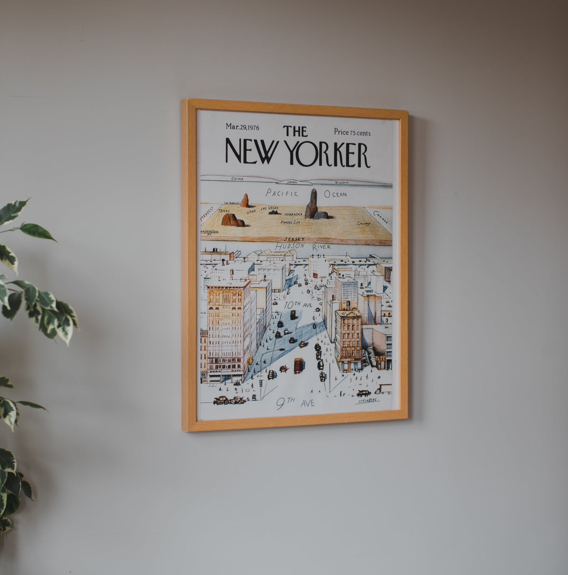 1960 New Yorker Magazine Cover - Grace & Ashes