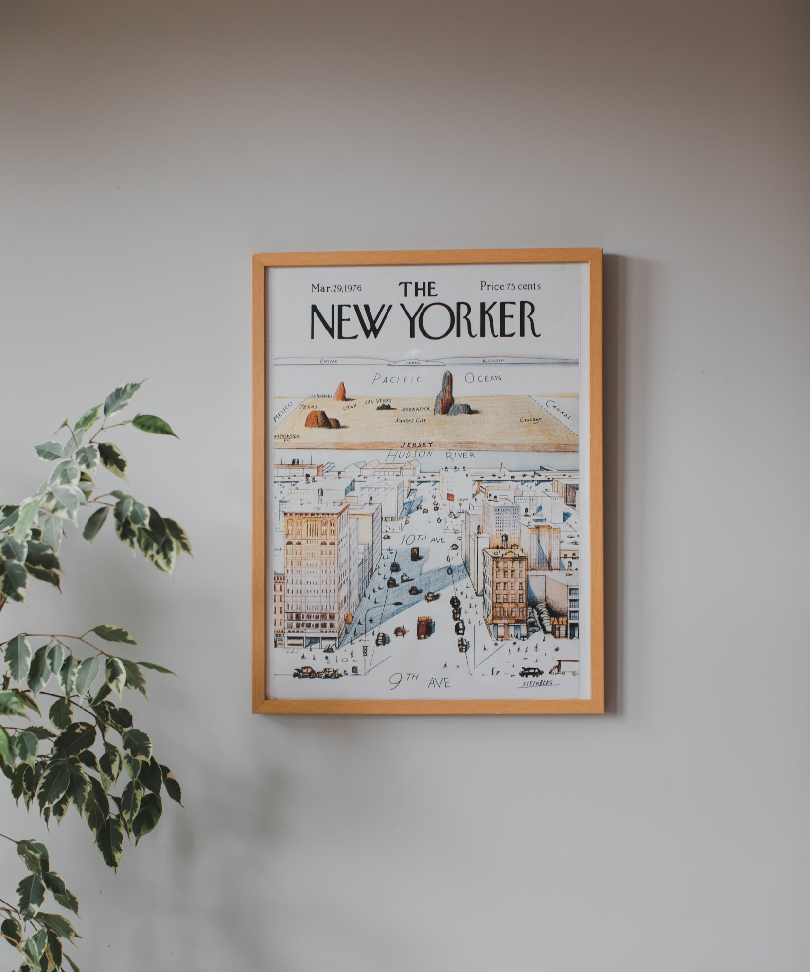 1960 New Yorker Magazine Cover - Grace & Ashes