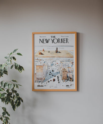 1960 New Yorker Magazine Cover - Grace & Ashes