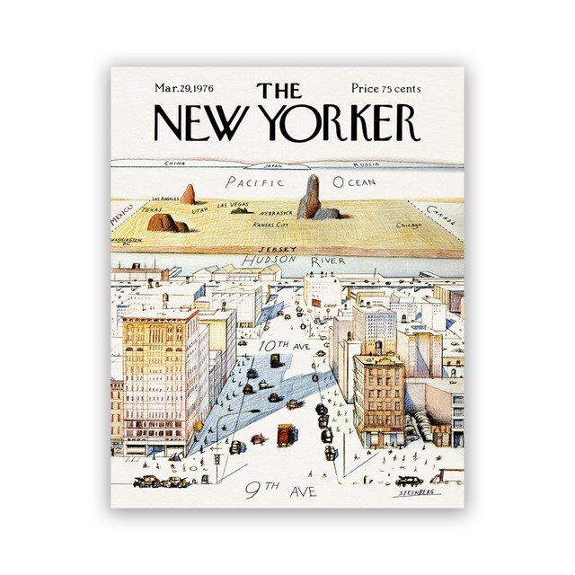 1960 New Yorker Magazine Cover - Grace & Ashes