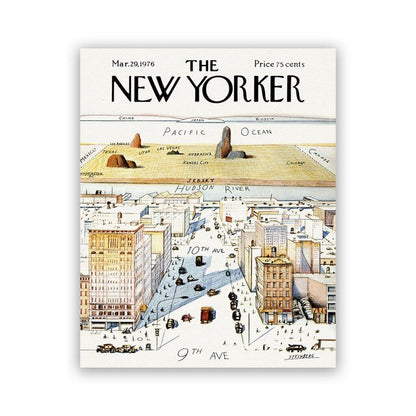 1960 New Yorker Magazine Cover - Grace & Ashes