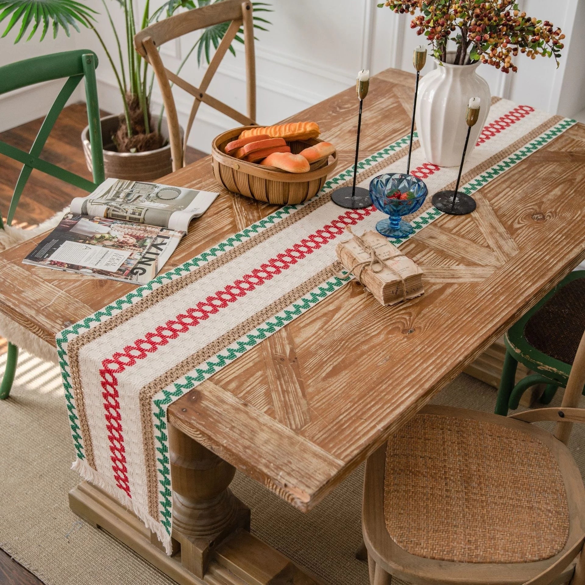 Linen Table Runner Grace Ashes