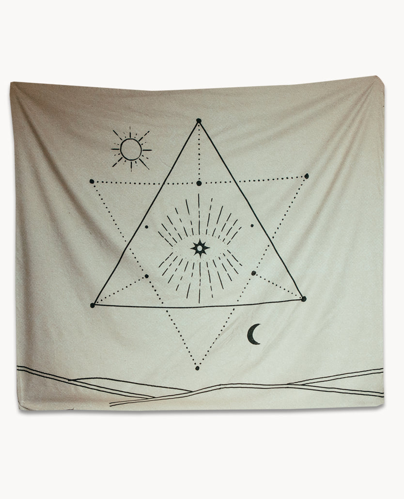 The sun burst the sky - Tapestry