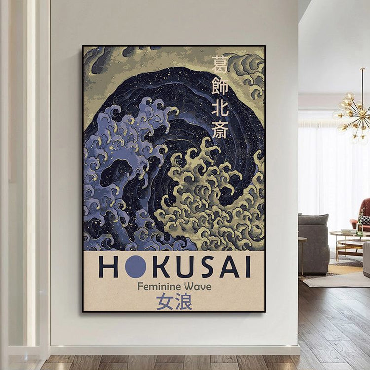 Feminine Wave - Hokusai Ohara Koson - Grace & Ashes