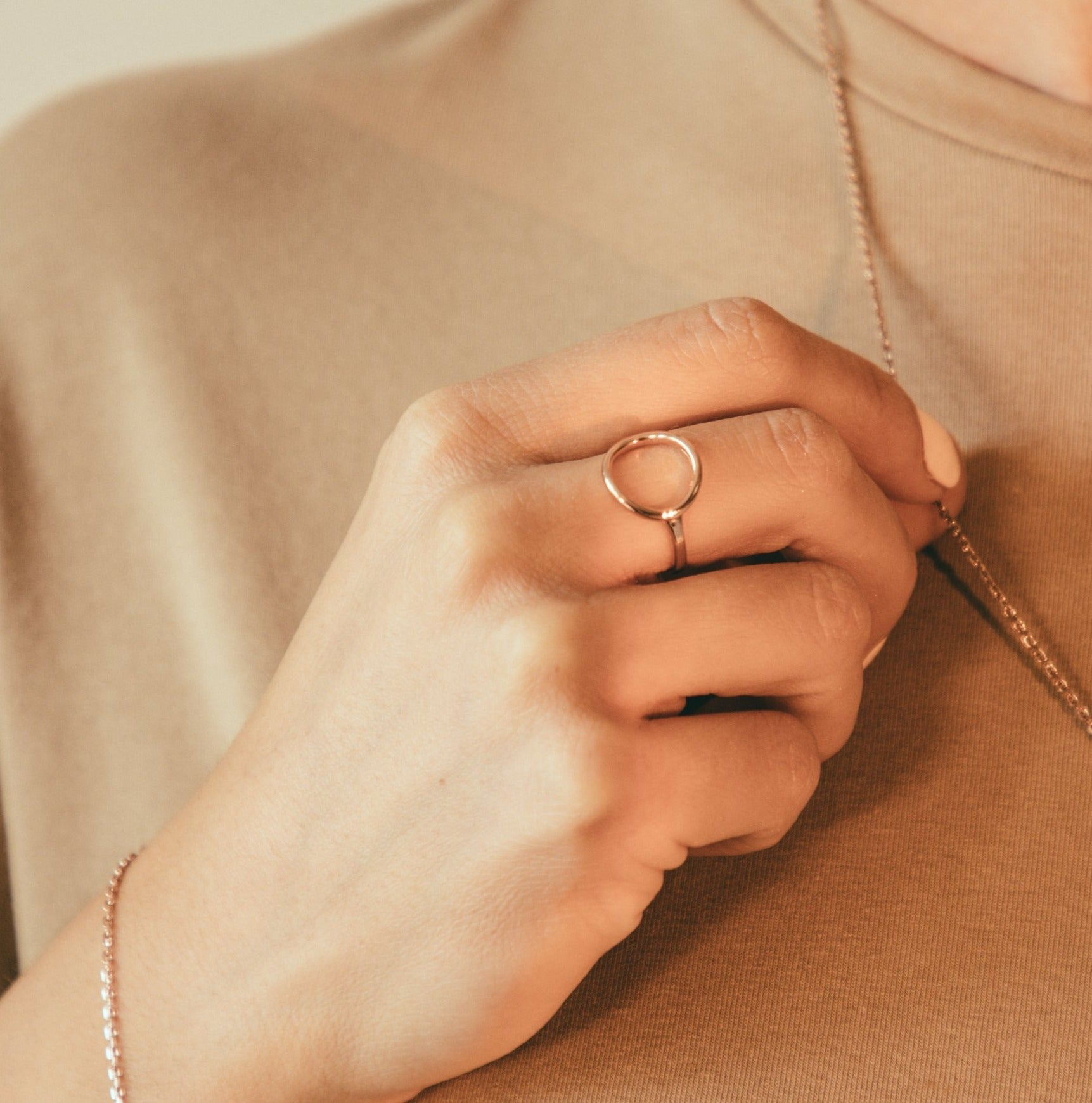 Golden Circle Ring - Hannah Maggs Collection - Grace & Ashes