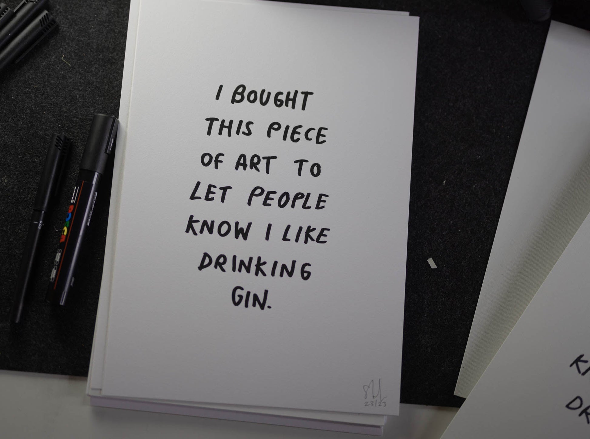 I like gin. - Grace & Ashes