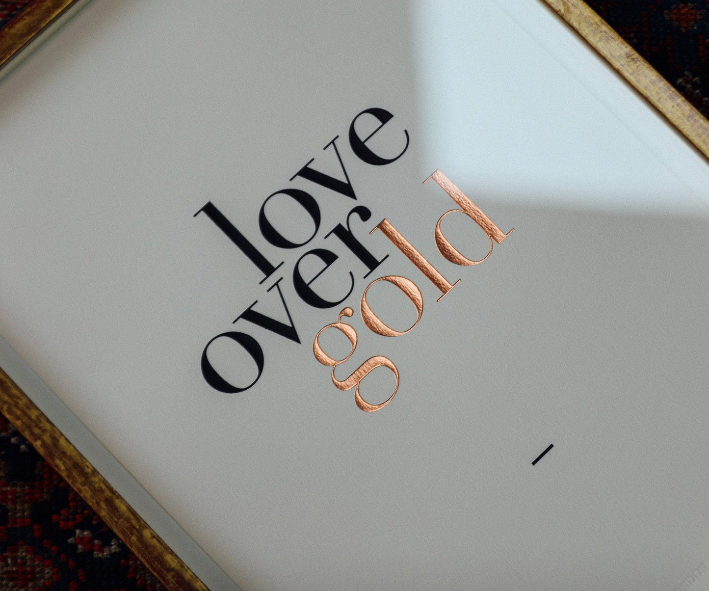 Love Over Gold Print - Grace & Ashes