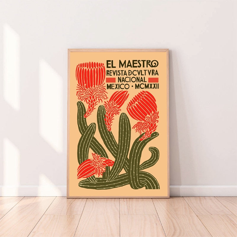 El Maestro Vintage Print