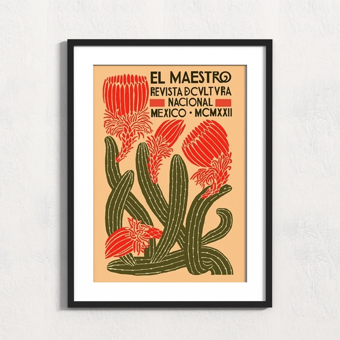 El Maestro Vintage Print