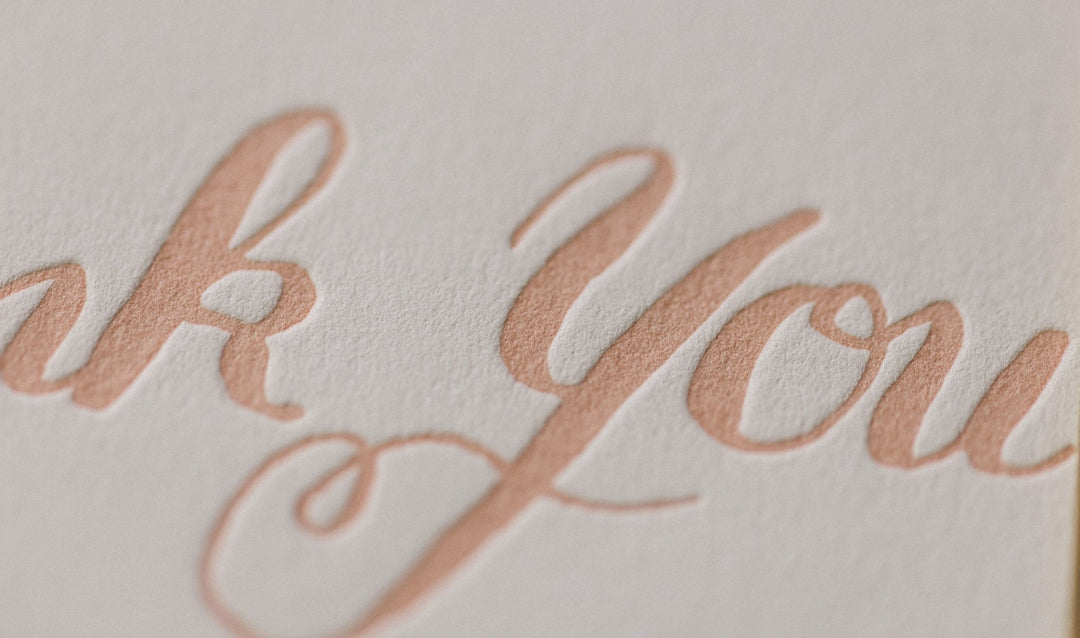 Thank you cards - Grace & Ashes