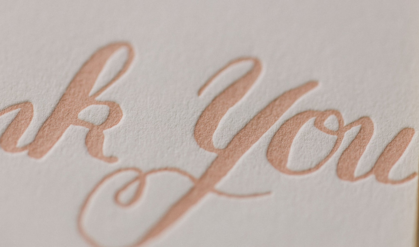 Thank you cards - Grace & Ashes